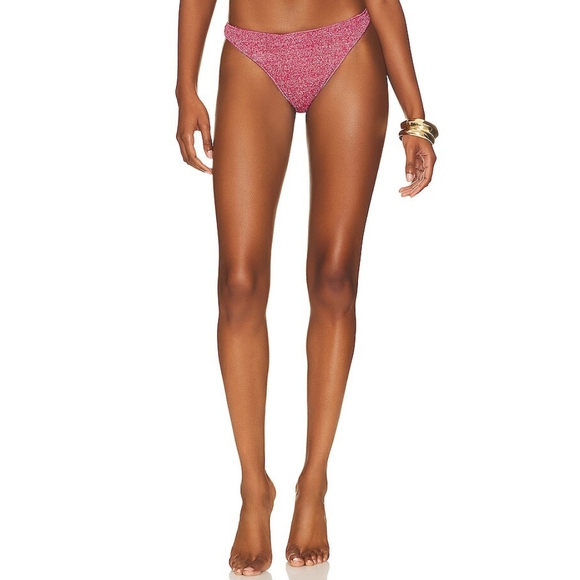 NWT OSEREE LUMIERE BIKINI BOTTOMS IN RASPBERRY